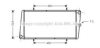 AVA QUALITY COOLING AU2025 Radiator, engine cooling